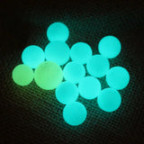 20pcs Luminous Glowing Beads, 6-18MM Iceland Spar Crystal Round Beads