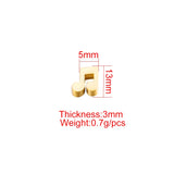20pcs Music Note Beads Charms 3*8mm Stainless Steel for DIY Jewelry Making