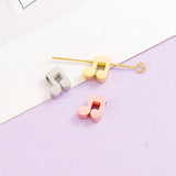20pcs Music Note Beads Charms 3*8mm Stainless Steel for DIY Jewelry Making