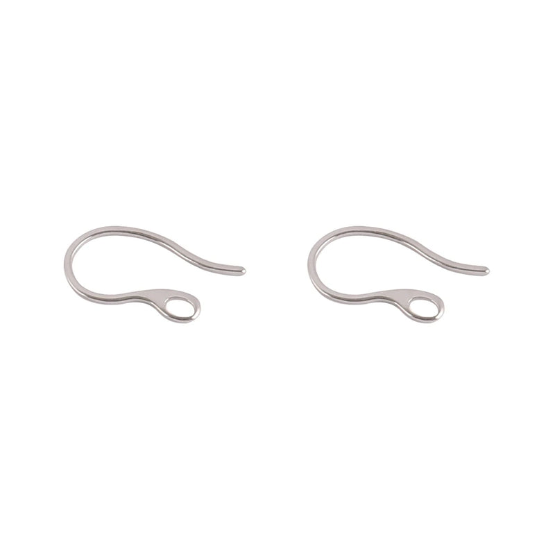 20pcs Stainless Steel Ear Hook Findings For DIY Earrings