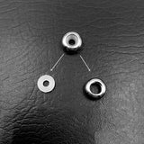 20pcs Stainless Steel Stopper Spacer Bead for Pandora Bracelet Bangle Necklace