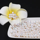 20pcs Teardrop Shape Loose Pearls For Earring & Pendant Making