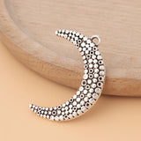 20pcs Tibetan Silver Crescent Moon Charms Pendants for Jewelry Making