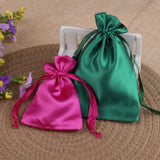 20pcs Silk Gift Bags Drawstring Stain Sachest Jewelry Candy Storage Dust Bag