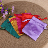 20pcs Silk Gift Bags Drawstring Stain Sachest Jewelry Candy Storage Dust Bag