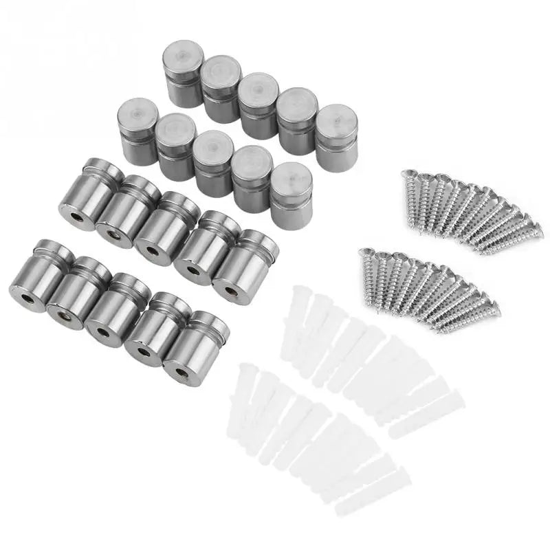 20pcs M16*20mm Stainless Steel Glass Standoff Advertise Fixing Pin