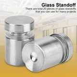 20pcs M16*20mm Stainless Steel Glass Standoff Advertise Fixing Pin