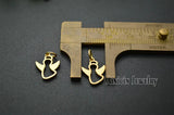 20pcs Matte Plating Hollow Out Sky Angel Charms 5mm Circle Jewelry Findings