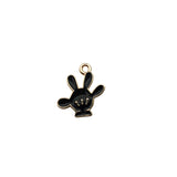 20pcs Mickey Hand Enamel Charms Pendants DIY Earring Bracelet Jewelry Gift