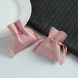 20pcs Microfiber Jewelry Organizer Suede Drawstring Bag Small Pouches