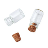 20pcs Mini Clear Glass Bottles Bead Seeds Dried Flower Containers