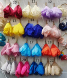 20pcs Mix Colors Flower Pendants for DIY Jewelry Findings 7mm Length