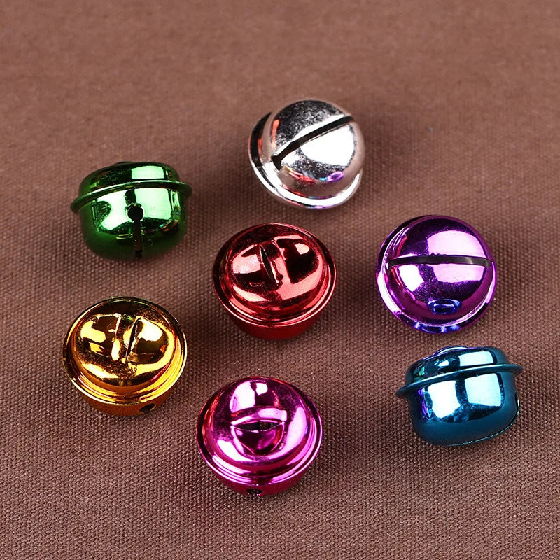 20pcs Mixed Iron Jingle Bells for Christmas Decoration & Jewelry Accessories