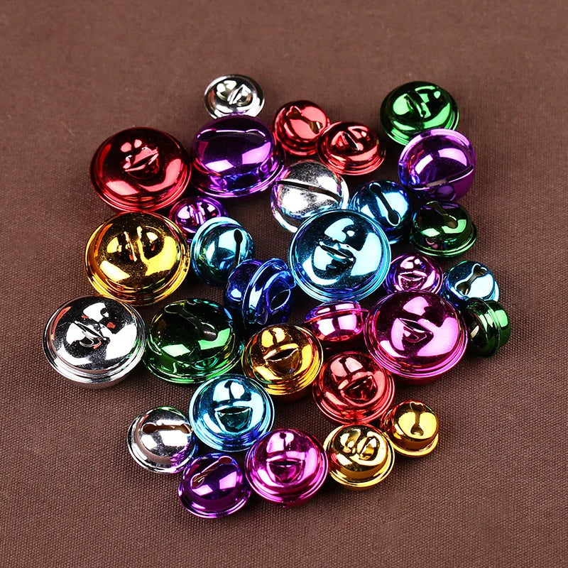 20pcs Mixed Iron Jingle Bells for Christmas Decoration & Jewelry Accessories
