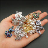 20pcs Mixed Hybrid Pearl Cage Necklace Pendant Aromatherapy Oil Diffuser