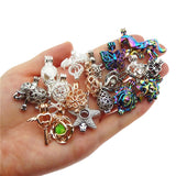 20pcs Mixed Hybrid Pearl Cage Necklace Pendant Aromatherapy Oil Diffuser