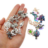 20pcs Mixed Colors Pearl Cage Pendants Essential Oil Diffuser Necklace