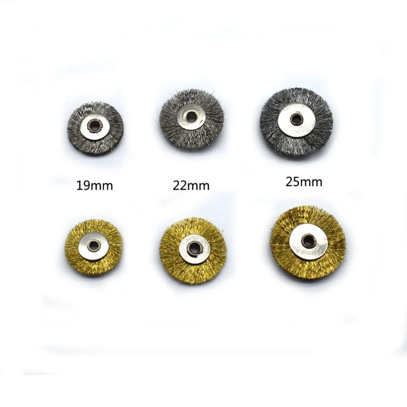 20pcs Mixed Steel Wire Brush Electric Drill Grinding Mill Polishing Wheel