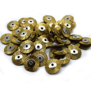 20pcs Mixed Steel Wire Brush Electric Drill Grinding Mill Polishing Wheel