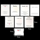 20pcs Mother Daughter Bracelets Display Cards for Friendship Bracelets Packaging