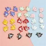 20pcs Double Faced Angelfish Charms Pendants DIY Findings Jewelry