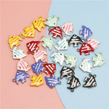 20pcs Double Faced Angelfish Charms Pendants DIY Findings Jewelry