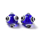 20pcs Multicolor Six Eyes Evil Eye Lampwork Beads for Jewelry Making