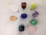 20pcs Mixed Semi-precious Stone Pendants for Jewelry Making
