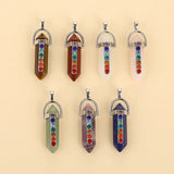20pcs Natural Stone Quartz Charms for Earrings Necklace Jewelry Making