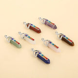 20pcs Natural Stone Quartz Charms for Earrings Necklace Jewelry Making