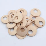 20pcs Natural Wood Beads Round Jewelry DIY Earring For Baby Kids Toys Spacer Bea