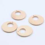 20pcs Natural Wood Beads Round Jewelry DIY Earring For Baby Kids Toys Spacer Bea