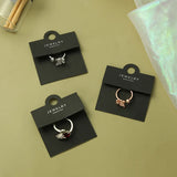 20pcs Necklace Ring Display Package Hole Paper Cards Jewelry Accessories