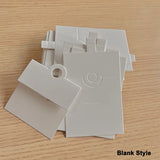 20pcs Necklace Ring Display Package Hole Paper Cards Jewelry Accessories