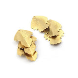 Raw Brass Leaf Charms Pendant for Jewelry Making - 20pcs