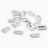 20pcs Rainbow Blade Charms Pendant for DIY Jewelry Making 12*8mm