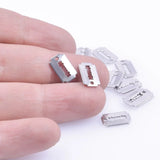 20pcs Rainbow Blade Charms Pendant for DIY Jewelry Making 12*8mm