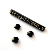 20pcs Numerals Tag Assembly Blocks Euro Display Frame