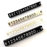 20pcs Numerals Tag Assembly Blocks Euro Display Frame