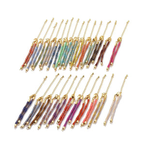 20pcs Nylon Bracelet Random Mix DIY Jewelry Making