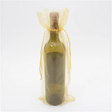 20pcs Organza Wine Bags Olive Wine Bottle Covers Packaging Bag Drawstring