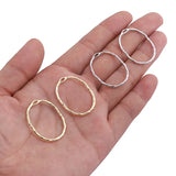 20pcs Oval Shape Charms Silver/Gold Alloy Pendant 21.9*30mm