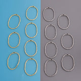 20pcs Oval Shape Charms Silver/Gold Alloy Pendant 21.9*30mm