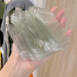 20pcs Clear Plastic Mini Jewelry Bags Zipper Storage Pouch