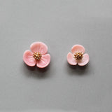 20pcs 4mm Copper Flower Buds Jewelry DIY Earrings Brooch Beads Women Making