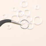 20pcs 925 Sterling Silver Closed Jump Rings For Keychains & Bracelet