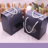 20pcs Clear Heart Window Candy Boxes with Handle for Wedding