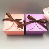 20pcs Colorful Paper Jewelry Gift Boxes with Ribbon