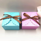 20pcs Colorful Paper Jewelry Gift Boxes with Ribbon
