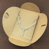 20pcs Paperboard Envelope + 20pcs Necklace display card 15x10